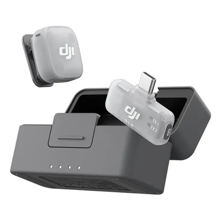 Micrófono Inalámbrico Dji Mic Mini 2 Tx Recep Estuche Carga Negro