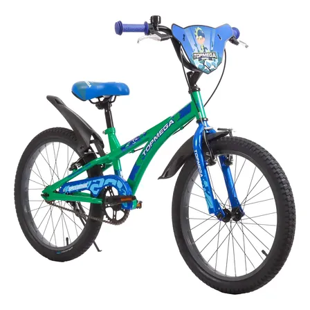 Bicicleta Niño Rodado 20 Topmega Kids Speedmike Con Casco