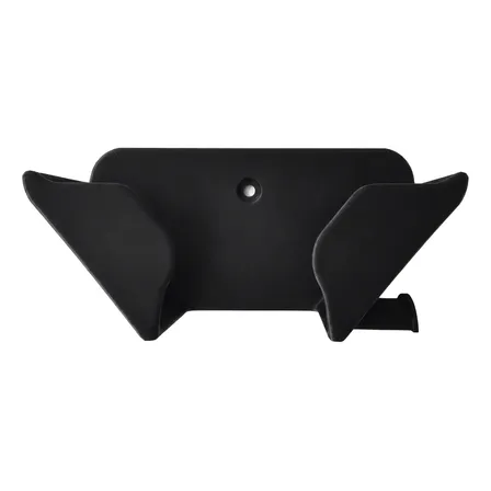 Soporte Paleta Padel Exhibidor Pared Con Sujeta Correa X1 Negro
