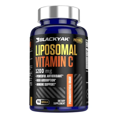 Blackyak Vitamina C Liposomal  1200 Mg ,90 Capsula Sin Sabor