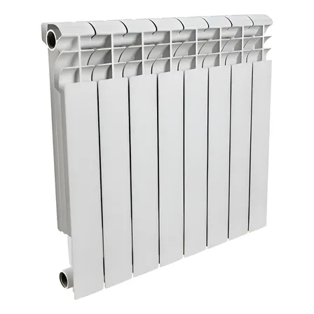Radiador De Aluminio  Para Calefacción Por Agua 9 Elementos Blanco