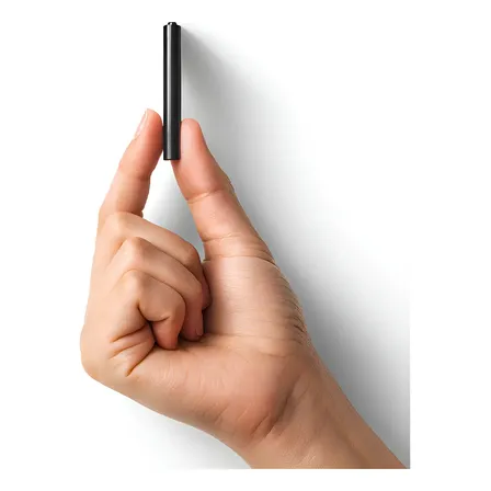 Micrófono Espía 32 Gb Grabadora Voz 384 Hs De Grabación Negro