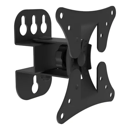 Soporte Tv Monitor Led Lcd 15-27  Movil Pared Vesa100x100 Negro