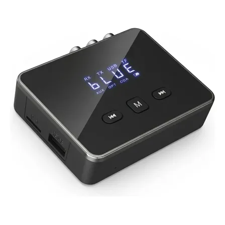 Receptor Transmisor Bluetooth Audio 3 En 1 Dac