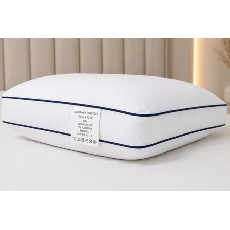 Pack X 2 Almohadas Ergosóft De Vellón 50x70 Cm Suave