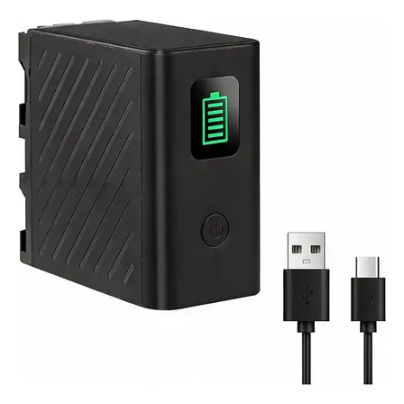 Cargador Usb Y Batería Np-f970 Para Sony Np-f980 F750 F550