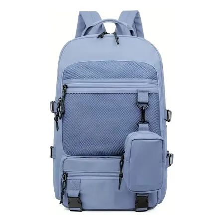 Mochila Urbana Impermeable Reforzada Grande Porta Laptop Monedero Con Cierre Bolsillos Para Botella Grande 30 Litros Mochila Viaje Mochila Universitaria Mochila Moderna Levys Bazar 823 Color Azul
