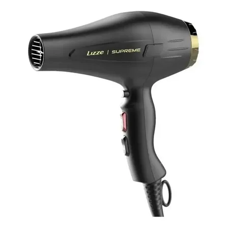 Secador de pelo Lizze Supreme negro y dorado