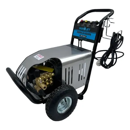 Hidrolavadora Monofasica Agua Fria 3.7kw 180bar 10lts Plateado