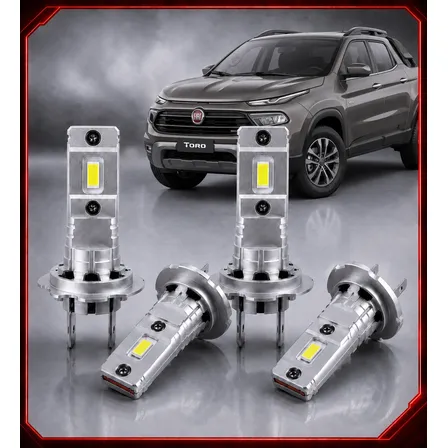 Kit Lamparas Led Fiat Toro Alta Y Baja Instalacion Directa