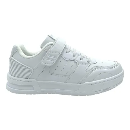 Zapatillas Kicks Nova Premium Basic Blanco Footy Kids