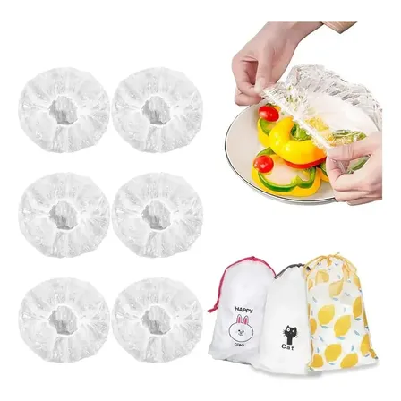 500 Cubre Comida Funda Descartable Protector Alimento 38 Cm