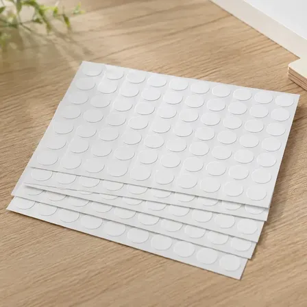 Tapa De Tornillos Adhesivos Melamina Blancos X 100 Unidades