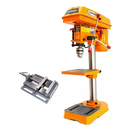 Taladro De Banco Mandril 16mm 450w Lusqtoff Tbl16-7 + Morsa
