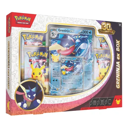 Pokemon Tcg 30th Celebration Ex Box Inglés 10-10463-120 Greninja Ex Box Inglés