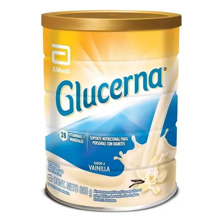Suplemento Abbott Carbohidratos Glucerna Polvo Sabor Vainilla Lata de 850g Unidad