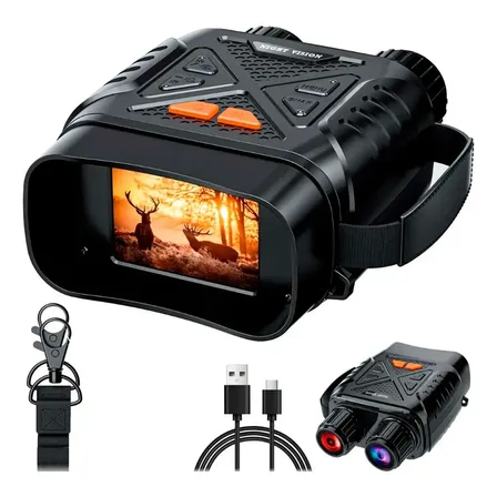 Binoculares Infrarrojos Con Vision Nocturna 800m 1080p 10x