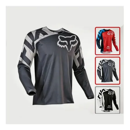 Camiseta Transpirable De Manga Larga Fox Para Andar En Bicicleta Y Moto