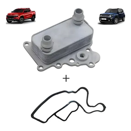 Radiador Enfriador Aceite + Junta Fiat Toro Renegade 2.0 Jtd