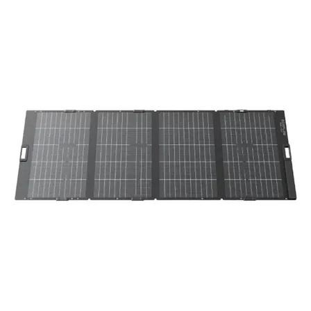Panel Solar Ecoflow Plegable 400w Bifacial Negro