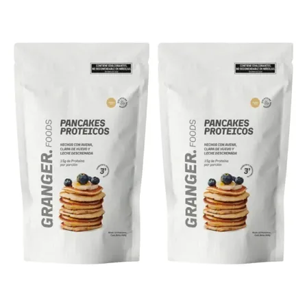 Pancakes Proteicos Vainilla Sin Azúcar Granger X2 U.