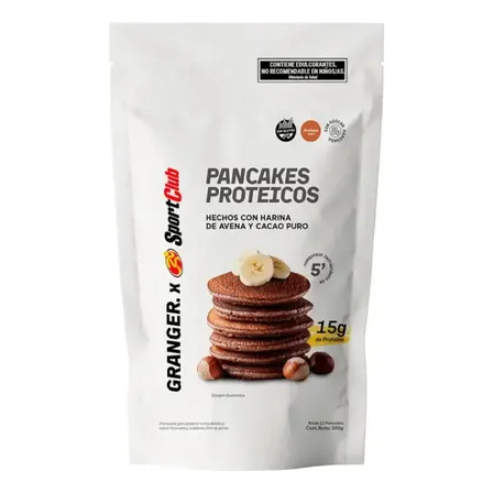 Granger Premezcla Pancakes Proteicos Harina De Avena Y Cacao