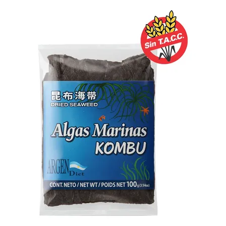 Algas Marinas Kombu Enteras Argendiet X100gr