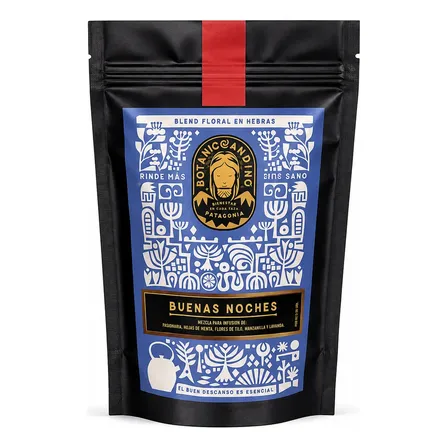 Té En Hebras Buenas Noches Relajante 90g Botánico Andino