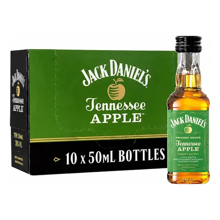 Jack Daniels Apple Pack X10 (miniaturas 50ml)
