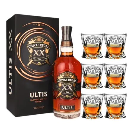 Whisky Chivas Ultis + 6 Vasos Edicion Limitada.