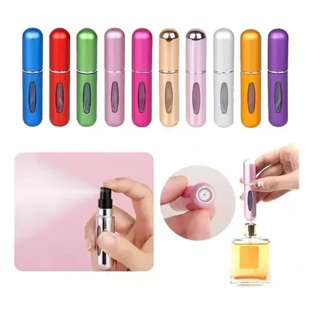 Pack X 50 Perfumeros Portátiles Recargables 5 Ml Atomizador