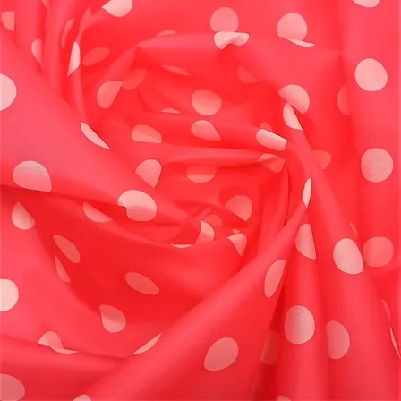 Tela Tafeta Motivo Lunares X 5 Metros /1,50 Ancho Colores Rosa Dior