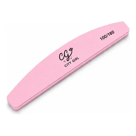 Lima Sponge 100/180 Lima Acolchada Manicuria Uñas Esculpidas Rosa