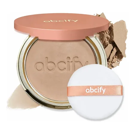 Base Maquillaje Abcify En Polvo Ultrafino Waterproof Beige