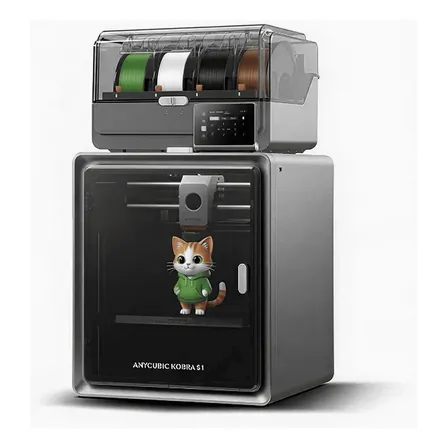Impresora 3d Anycubic Kobra S1 Ace 2 Pro Combo Gris