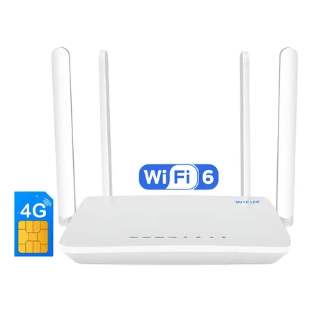 Modem Router 4g Chip Wifi Camara Ip Dvr Internet Temporal Blanco