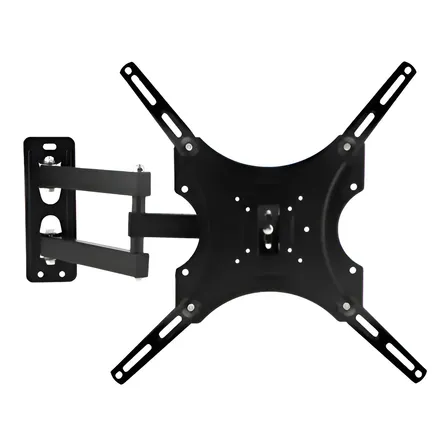 Soporte TV Monitor de Pared con Brazo Móvil para Pantallas de 14 a 55 Pulgadas, Negro