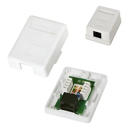 Roseta Rj45 Con Jack Cat6 Incorporado Red Utp Pared