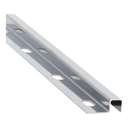 Listel Guardacanto Acero Porcelanato 2,45x10mm Acero Inoxidable