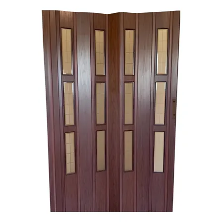 Puerta Plegadiza Pvc Vidriada Reforzada 84x200 Domicilio Algarrobo