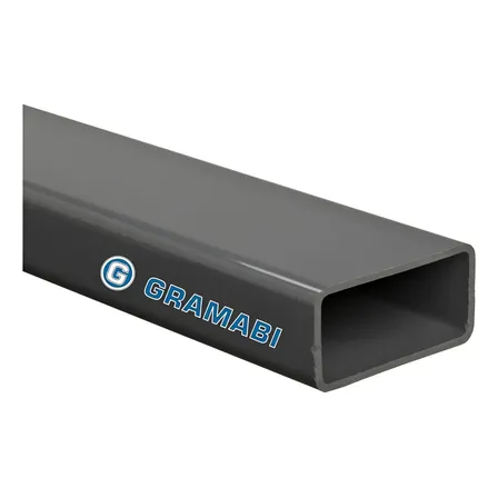 Caño Estructural Rectangular De 80 X 40 X 1,25 Mm Gramabi Barra De 6 Mt De Largo Tubo 80x40x1,25 Medidas Hierro 80x40 Sí