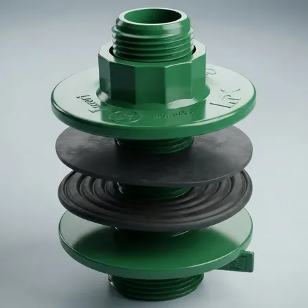Adaptador Para Tanque Termofusión 32 Ips Tubofusion Verde Brillante