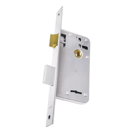 Cerradura Manual Kallay 4006 Puerta Exterior Azul Acero Rectangular