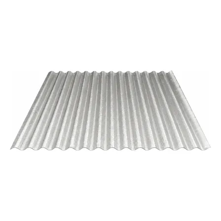 Chapa Sinusoidal Acanalada Cincalum C25 1,10 M X 3,50 Metros Plateado