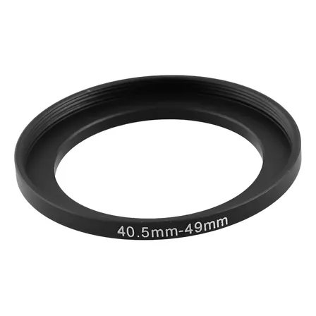 Aro Adaptador 40,5-49 Metálico: Filtro 49mm En Lente 40,5mm 40.5 Mm 49 Mm