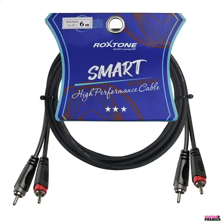 Cable De Audio 2 Rca A 2 Rca Estereo Macho 3 Metros Smart