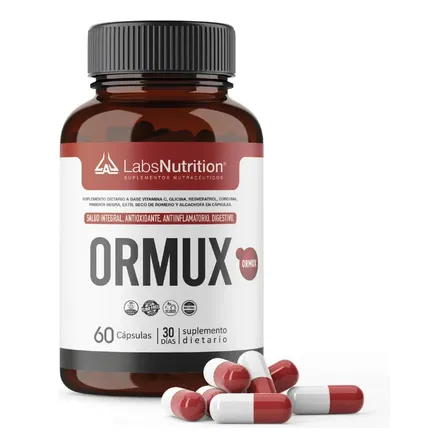 Suplemento Nutricional Ormux Cápsulas Labs Nutrition 60 Unidades