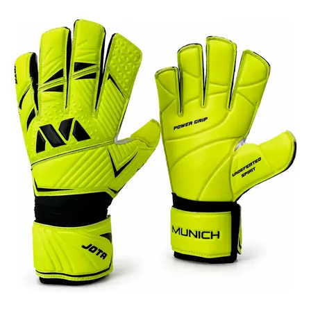 Guantes Arquero Munich Jota Palma 4mm Adultos Junior Niños Amarilo Talle 6