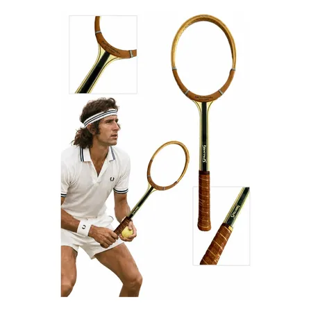 Raqueta De Tenis Pancho Gonzales Spalding Guillermo Vilas Verde Oscuro 0