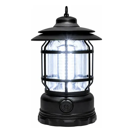 Farol Linterna Led Recargable Usb C Premium Camping Negro